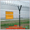 Y type post low carbon steel wire airport fence